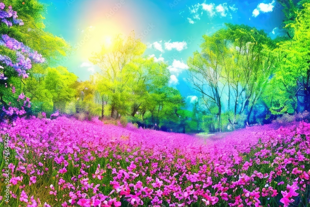 Obraz premium Spring background