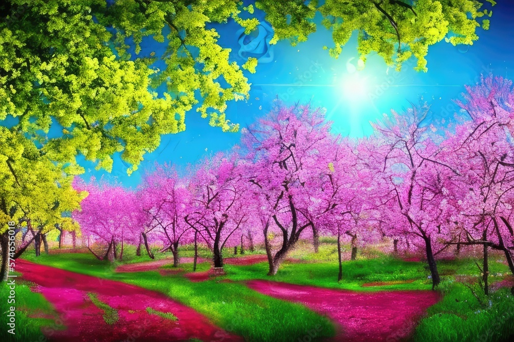 Spring background Spring background