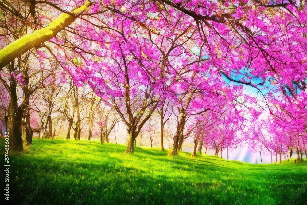 Naklejka premium Spring background