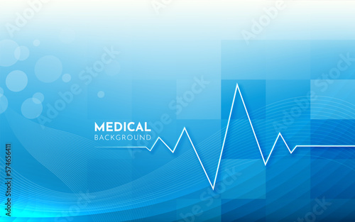 Modern medical healty background vector. Abstract medical design background vector