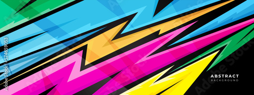 Abstract texture racing background. Geometric multicolour pattern vector illustration