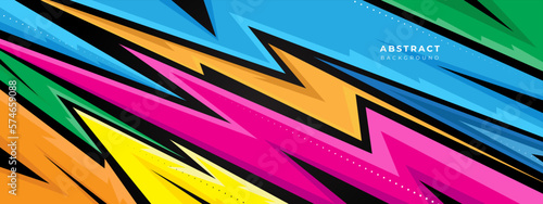 Abstract texture racing background. Geometric multicolour pattern vector illustration