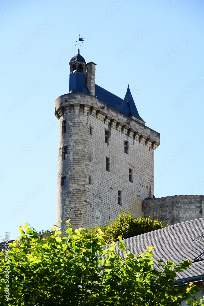 Chinon - ville et château - Indre et Loire - Centre Val de Loire