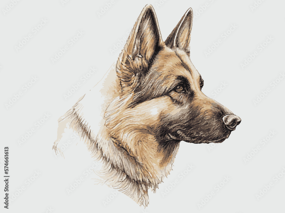 German shepherd store pen