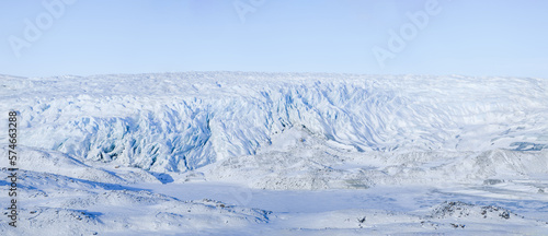 Ilulissat Icefjord, in Greenland, Denmark, Scandinavia is one of the largest glaciers in the world. With its beauty and icebergs, it is a World Heritage Site.