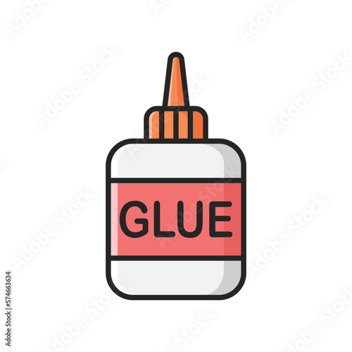 glue icon vector design template in white background