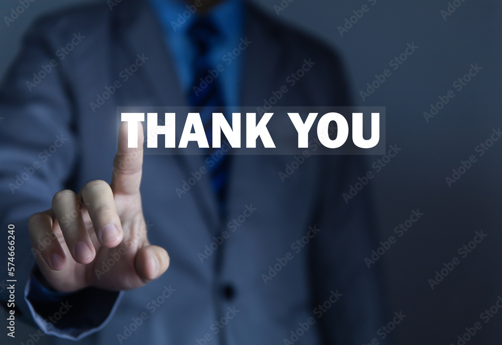 thank you message displayed on a virtual screen.
thank you message displayed on a virtual screen.