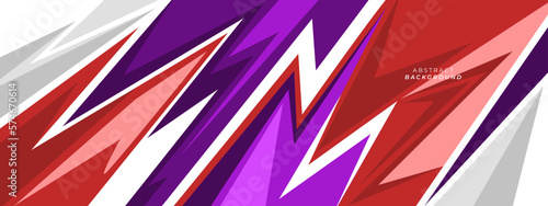Sports racing texture background. Sport car decal abstract red purple geometric style