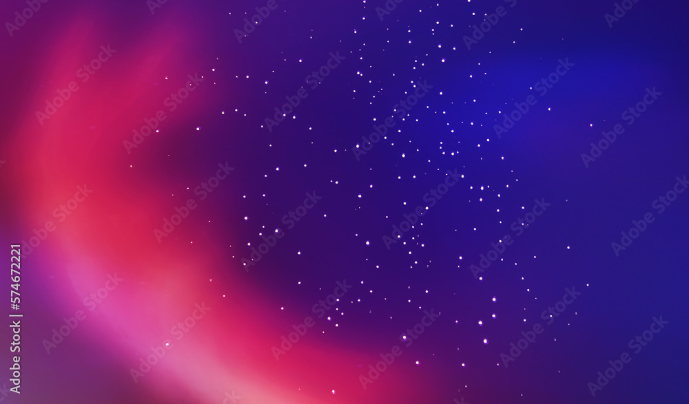 Arcade glowing space background illustration