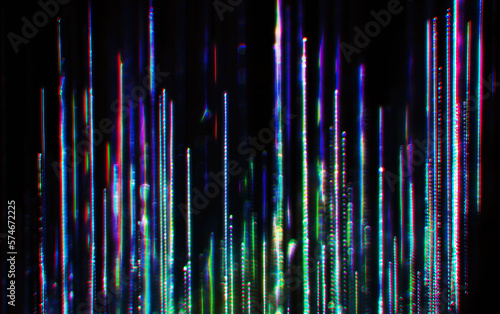 Vertical abstract neon matrix-like lines backdrop