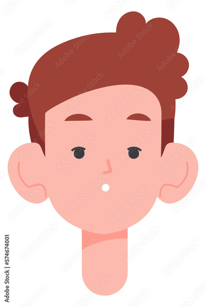 Boy portrait. Kid neutral face. Child head Boy portrait. Kid neutral face. Child head