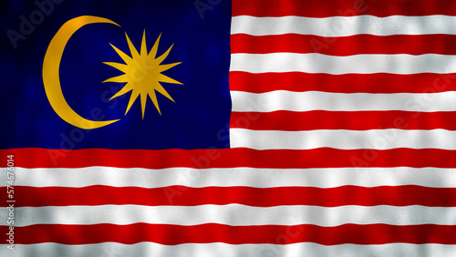original and simple Malaysia flag isolated vector in official colors and Proportion Correctly The Malaysia is a member of Asean Economic Community (AEC) photo