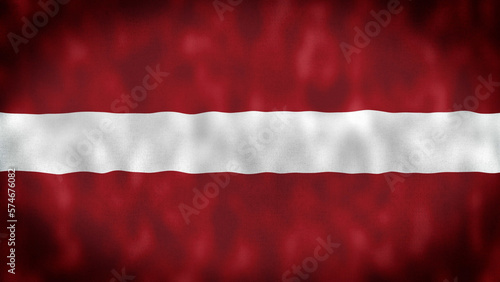 Latvia flag is waving illustration. Latvia flag waving in the wind. National flag of Latvia. flag illustration. 4K