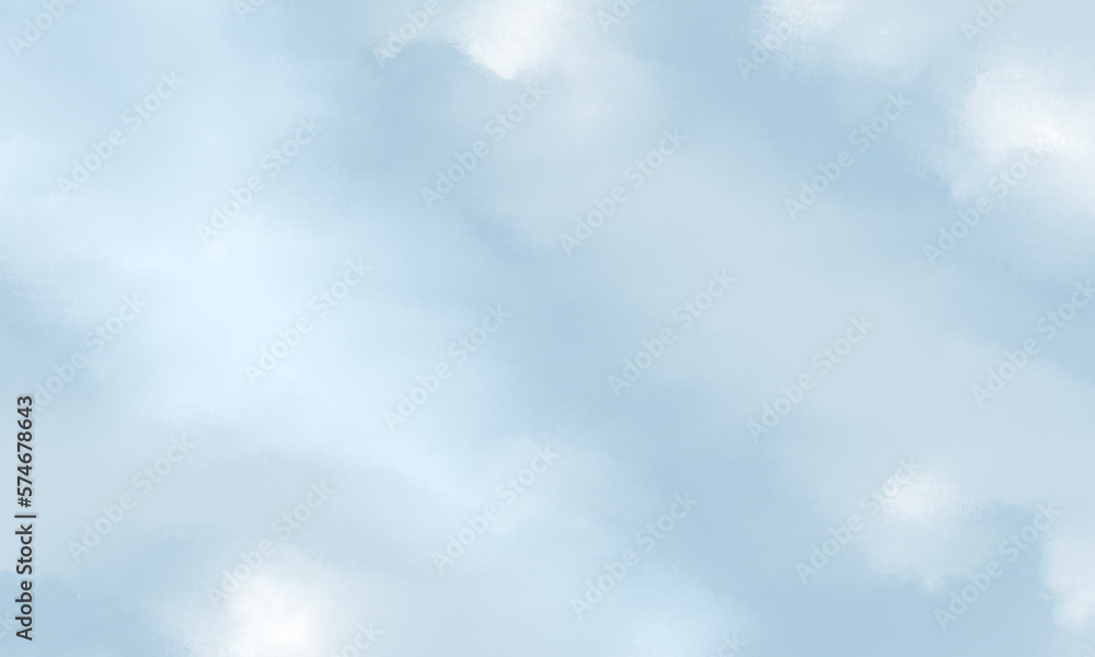 Blue Pastel Background Illustration