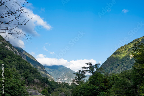 Mountains and forests of Abkhazia.