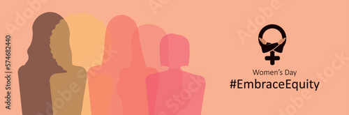 Design for banner, poster, flyer for International Women's Day.Justice Day. Vector illustration.