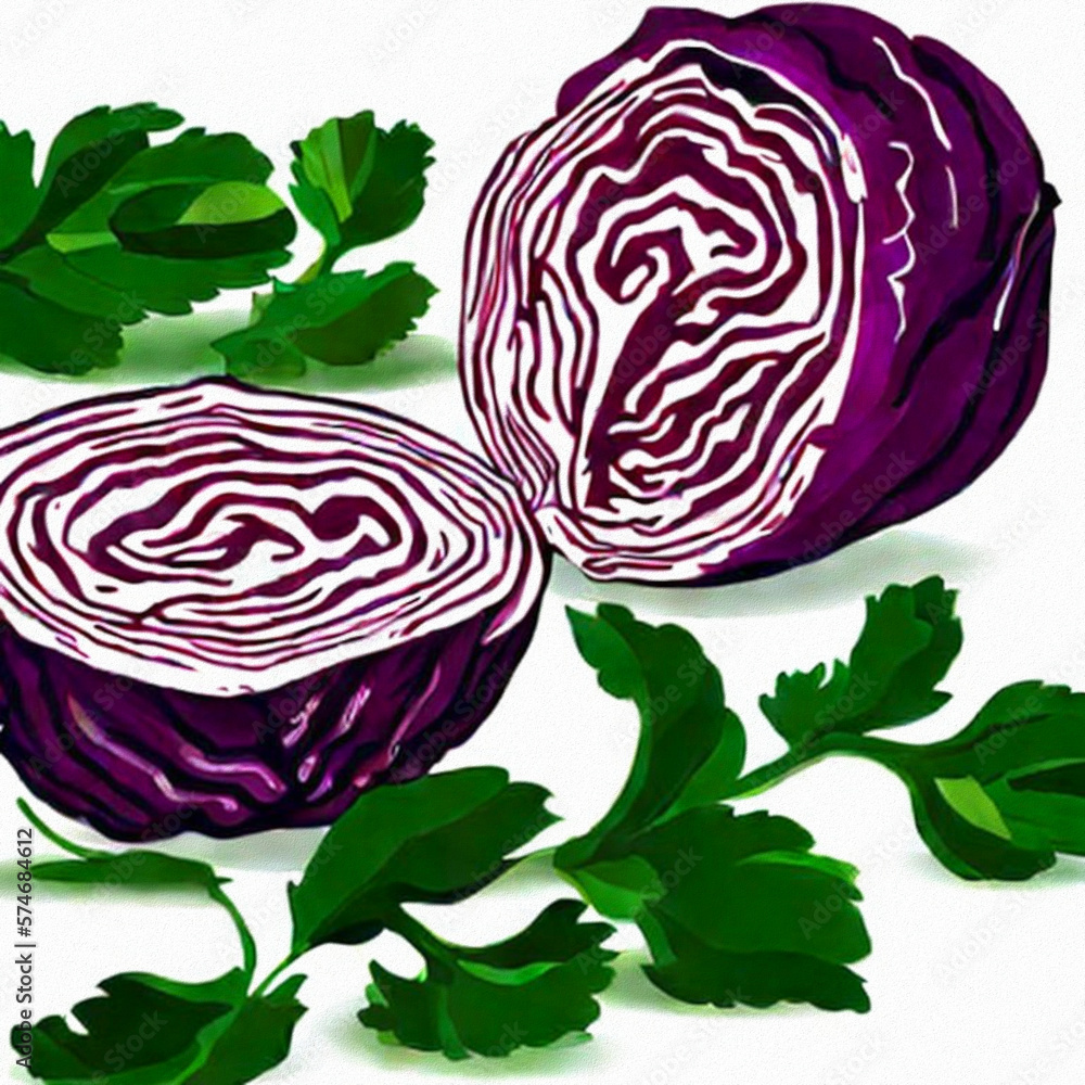 Obraz premium Rotkohl
