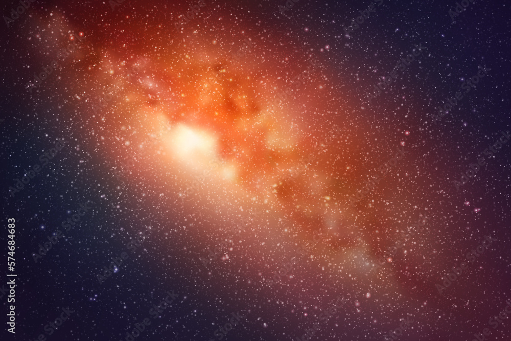 Milky Way, stars and nebula. Night starry sky. Space vector background Milky Way, stars and nebula. Night starry sky. Space vector background