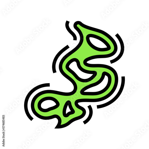 odor smell color icon vector illustration