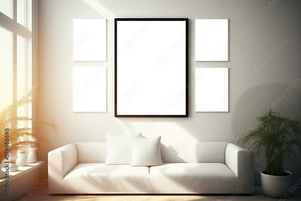 Schönes Mockup für Bilderrhmen. Mit Transparenz. Generated AI image. Schönes Mockup für Bilderrhmen. Mit Transparenz. Generated AI image.