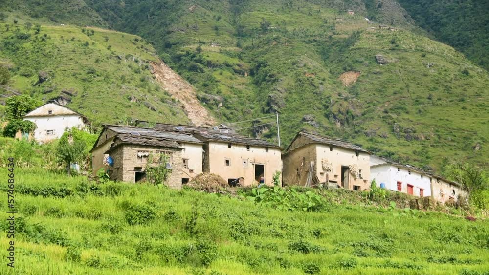 Remote Village of Karnali Nepal. Remote Village of Karnali Nepal.