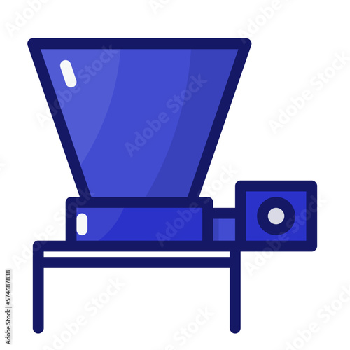 Grinder filled outline icon