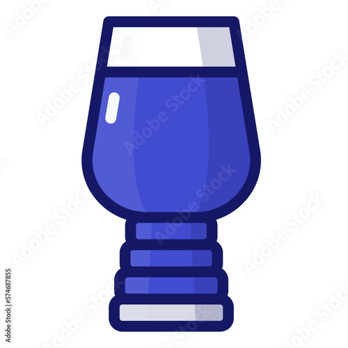 IPA beer filled outline icon