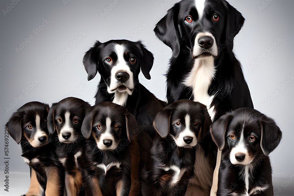 group of puppies group of puppies