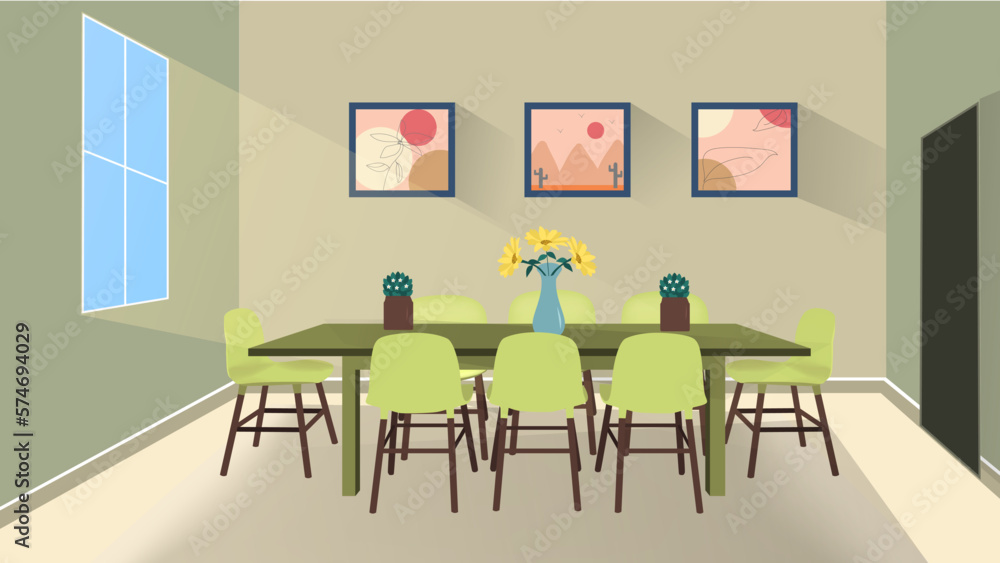 Dining Table and Chairs in Dining room Dining Table and Chairs in Dining room