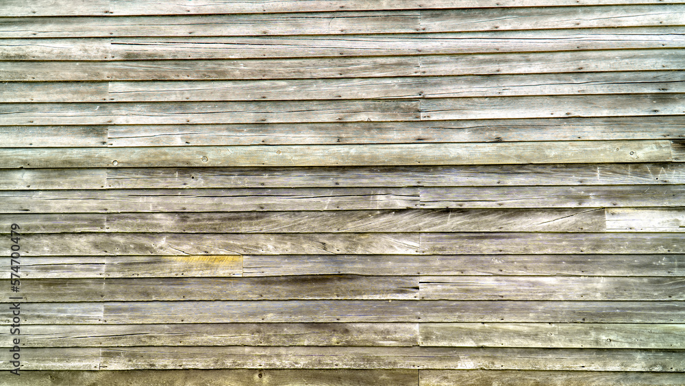 Fototapeta premium Wooden Wall, Fayette Historic State Park, Garden, Michigan