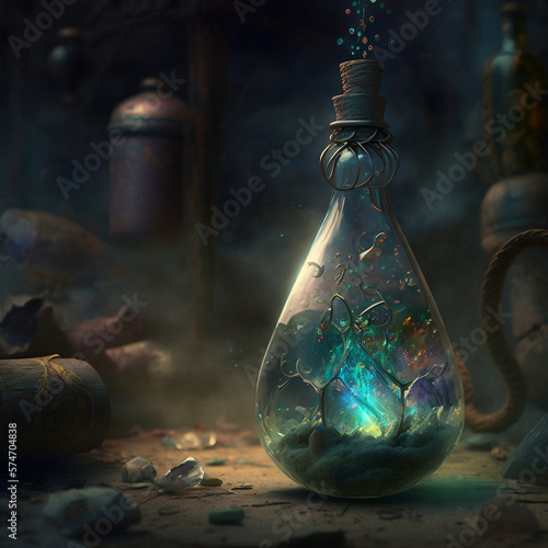 The magic ancient spell potion, 