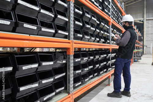 workers at rack work