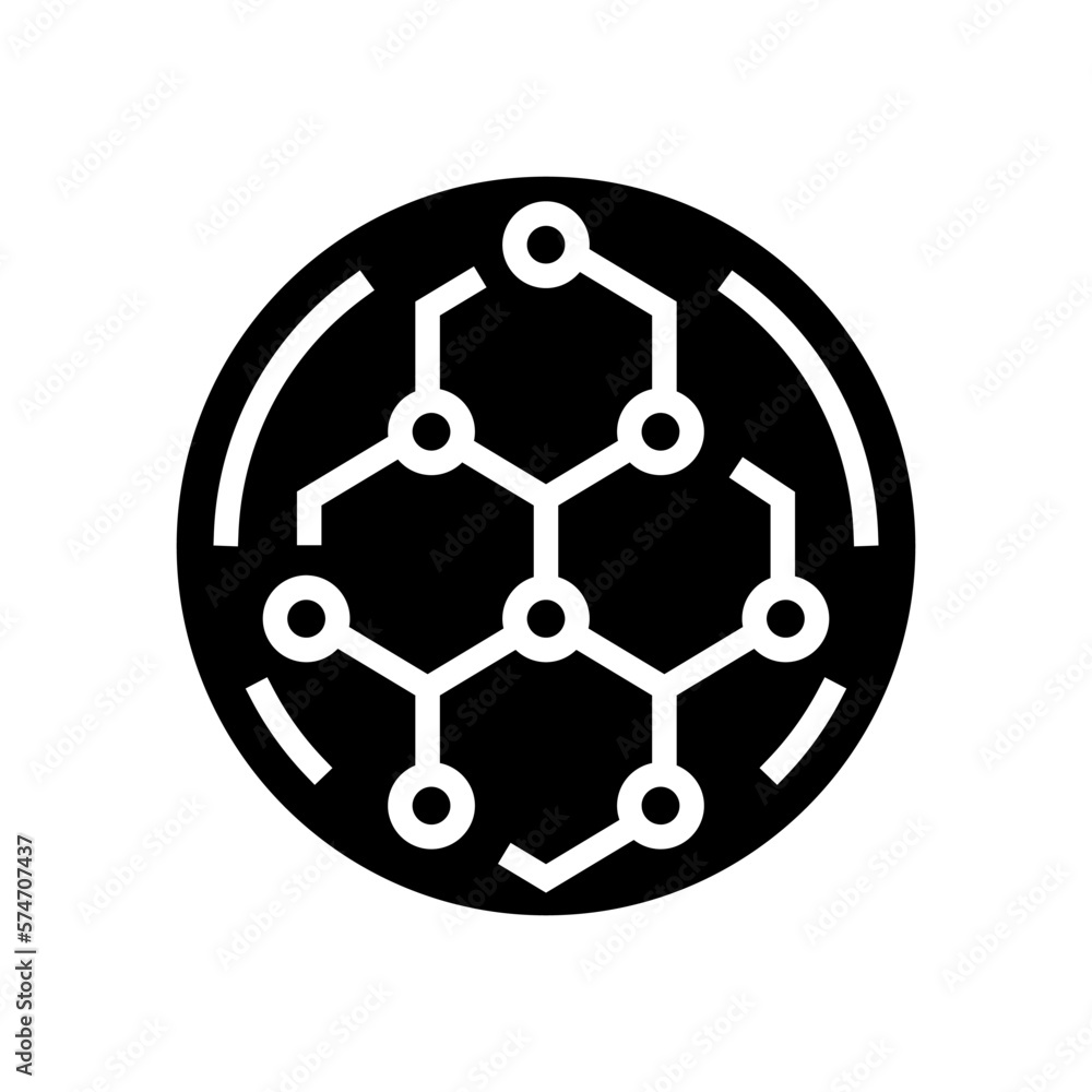 polyester fabric cloth glyph icon vector illustration polyester fabric cloth glyph icon vector illustration