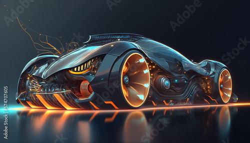 Unleashing the Potential of Future Cars: Advancements in Artificial Intelligence, Robotics, and Cyber security  "background" "technology"  © Ruzlat