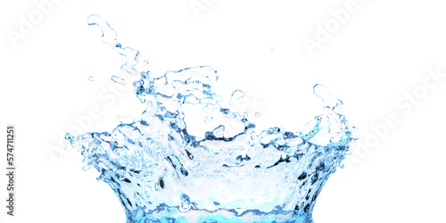 背景を透過した水しぶきの素材