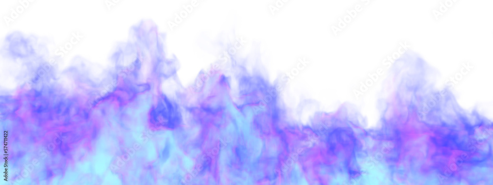 Fototapeta premium 背景を透過した炎の素材