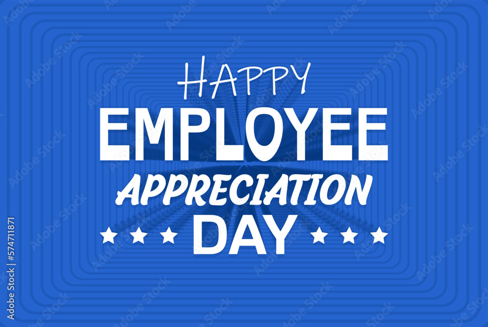 Happy Employee Appreciation Day, Employee of the month, vector design Stock  Vector