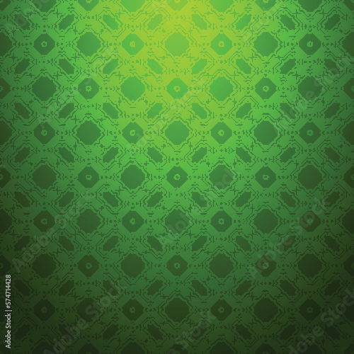 Lime geometric seamless pattern