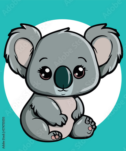 Illustration Baby koala in vector