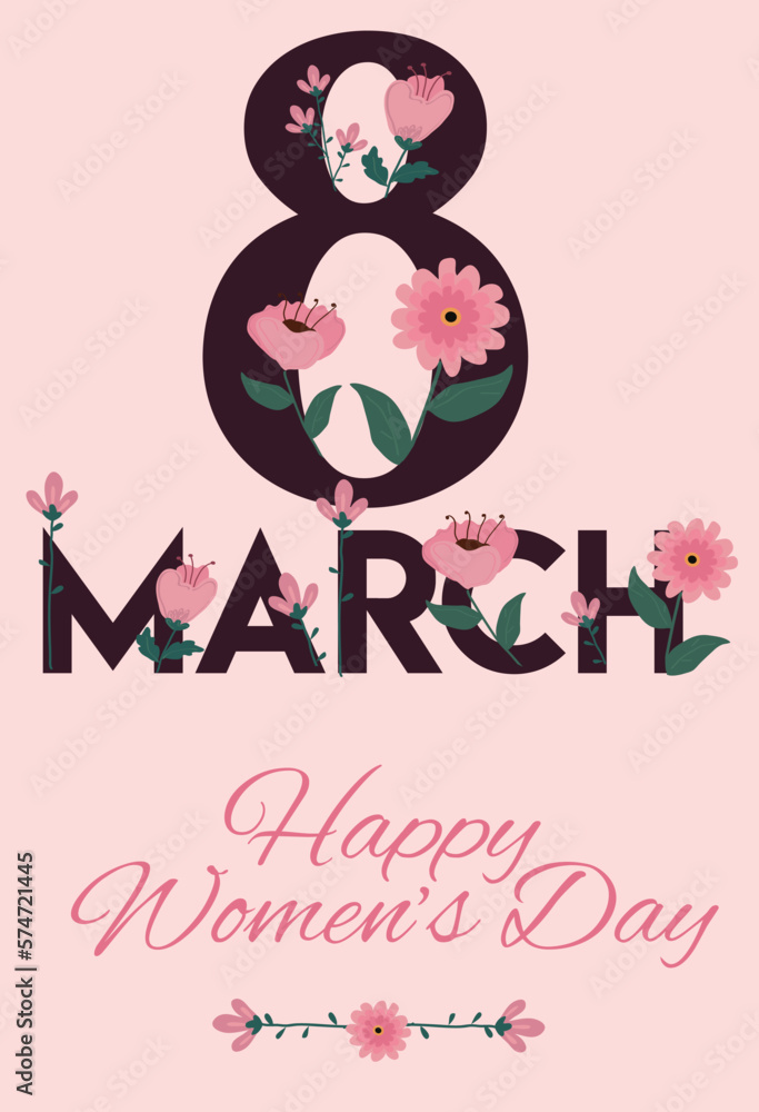 8 March. International Happy Women's Day (Turkish: 8 Mart Dunya Kadinlar Gununuz Kutlu Olsun.)	