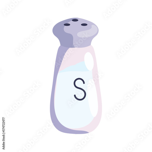 saltshaker design with a S