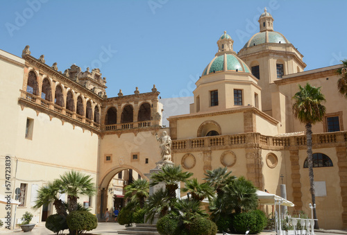 The Basilica of the Santissimo Salvatore is the main place of Catholic worship in Mazara del Vallo. It is of Norman origin followed by the Aragonese and Spanish style.