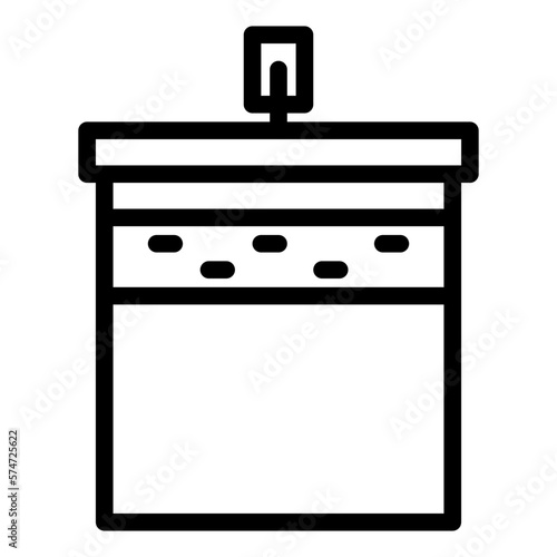 Ales beer line icon