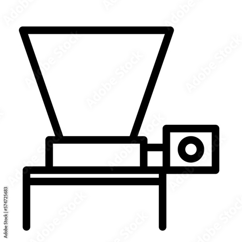 Grinder line icon