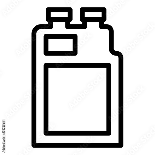 sanitizer line icon