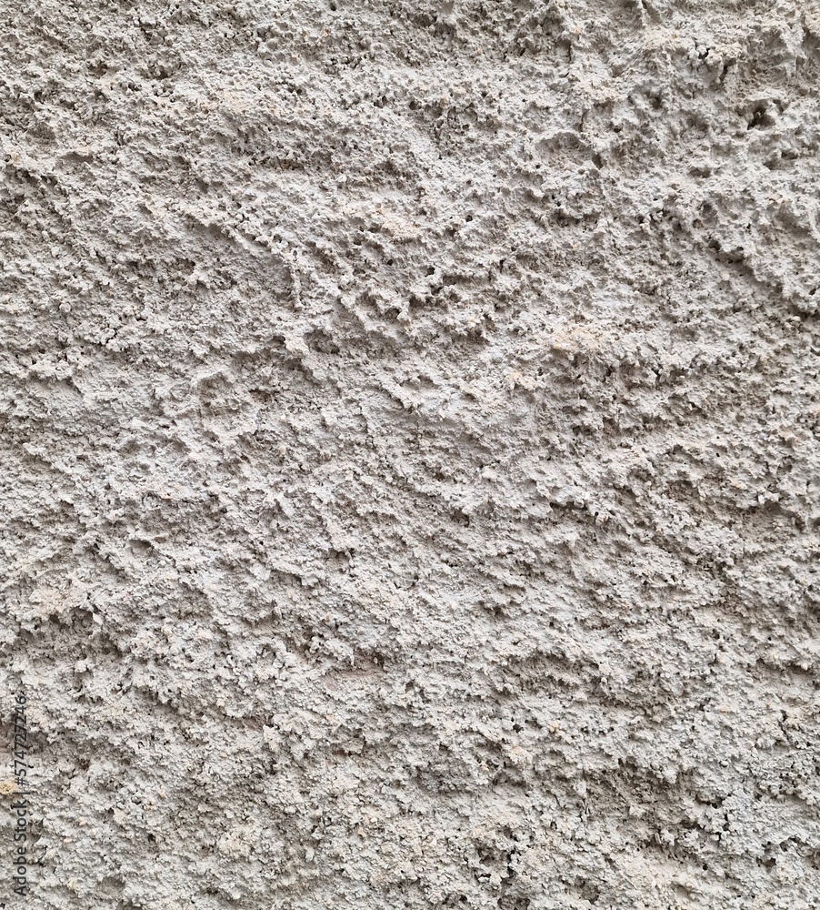 Fondo con detalle y textura de superficie rugosa de cemento con color gris