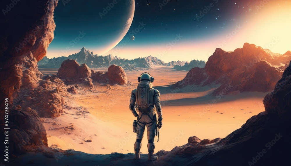 The Last Astronaut: Surviving on an Abandoned Planet in the Far Reaches of Space, AI Generative
