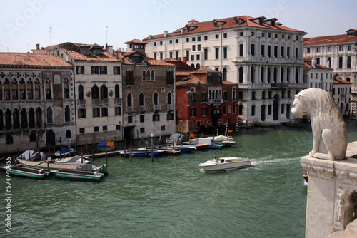 View of the Grand Canal from Galleria Giorgio Franchetti alla Ca  d Oro - Museum - Venice - Italy