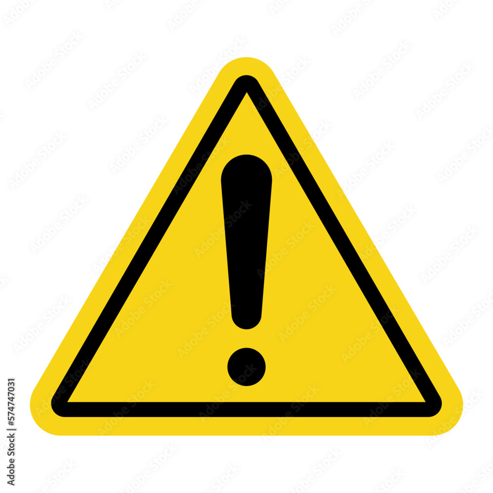 yellow warning sign yellow warning sign