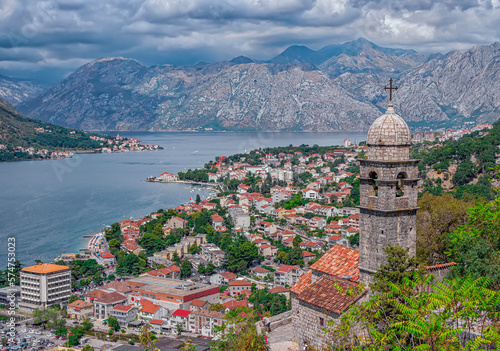 Bay of Kotor. View from the top.